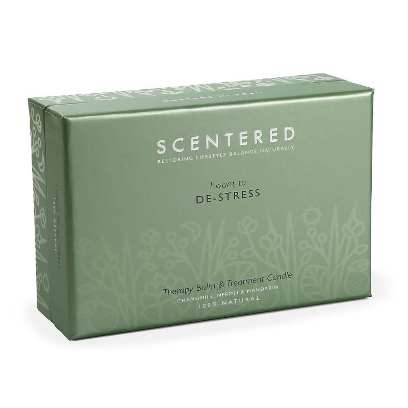 Aromatherapy Balm and Candle Gift Set - De-stress